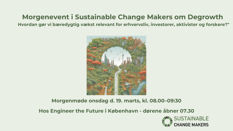 Sustainable Change Makers Event Degrowth 190325