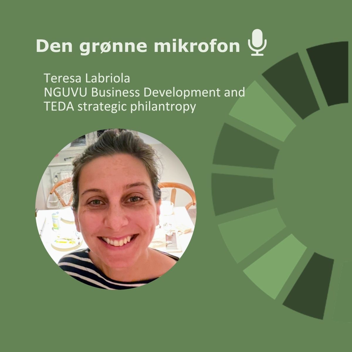 Sustainable Change Makers Den Grønne Mikrofon Teresa Labriola