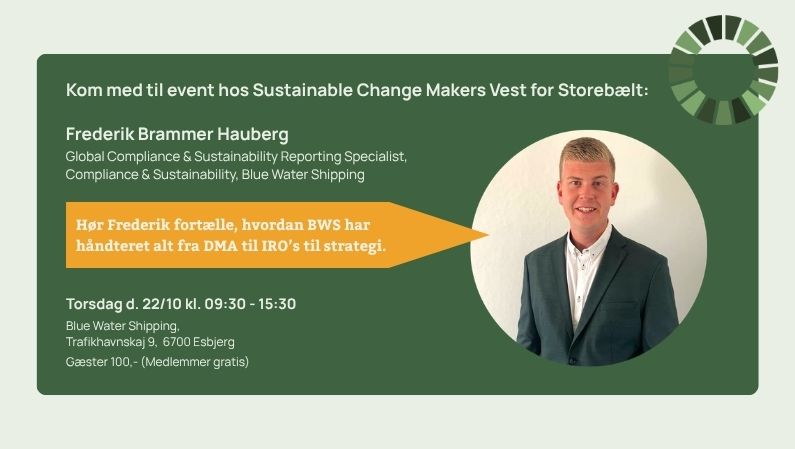 Sustainable Change Makers DMA og SBTi hos BWS 221026